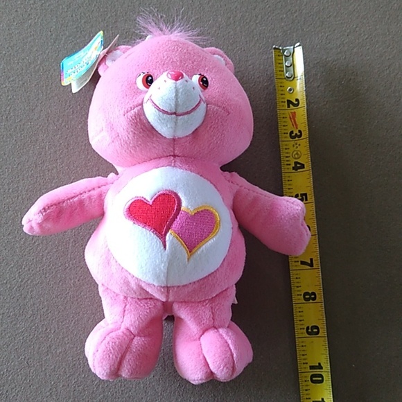 Care Bear 2002 plush stuffed animal VINTAGE LOVE A LOT BEAR - Picture 12 of 14